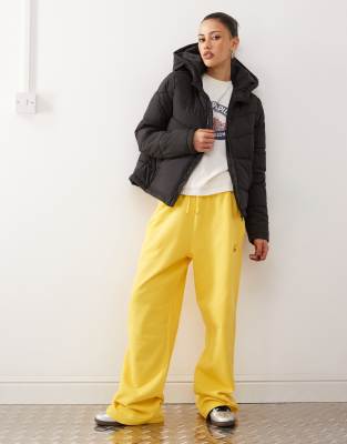 Noisy May Hooded Puffer Jacket In Black