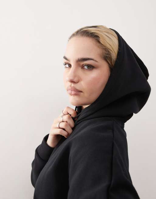 Noisy May - Hoodie met losse pasvorm in zwart, 2 van 4
