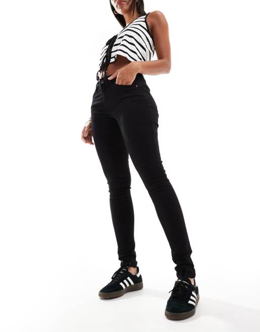Noisy May - Jen - Jeans skinny push Up neri , 2 di 5