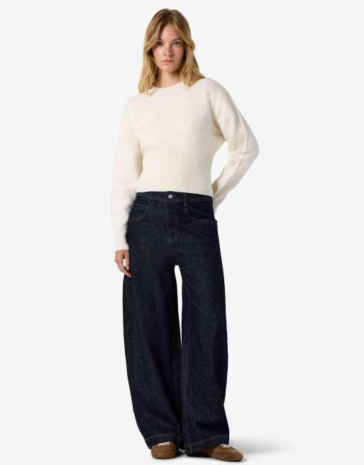 Noisy May jersey de punto en crema, 2 de 6