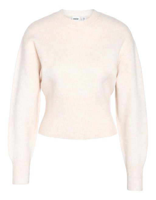Noisy May jersey de punto en crema, 6 de 6