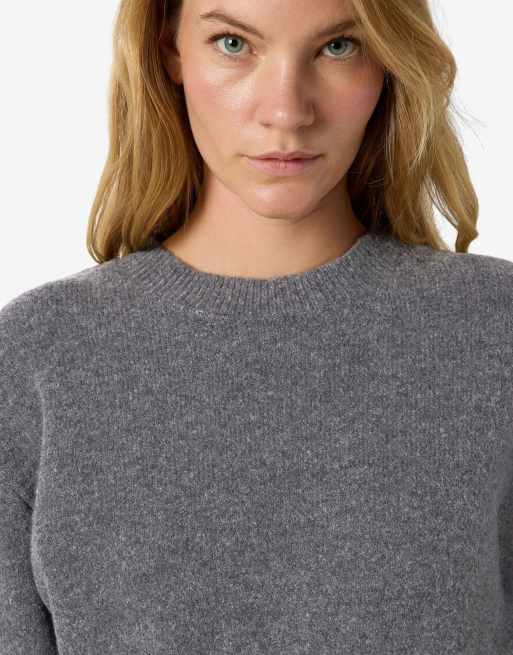 Noisy May jersey de punto en gris oscuro jaspeado, 4 de 6