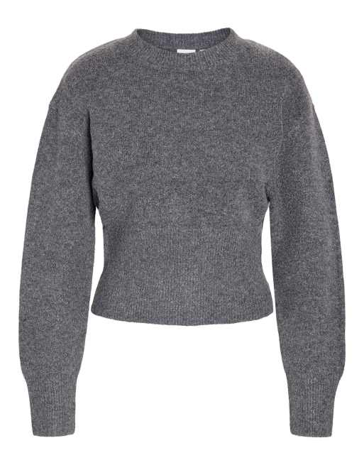 Noisy May jersey de punto en gris oscuro jaspeado, 6 de 6
