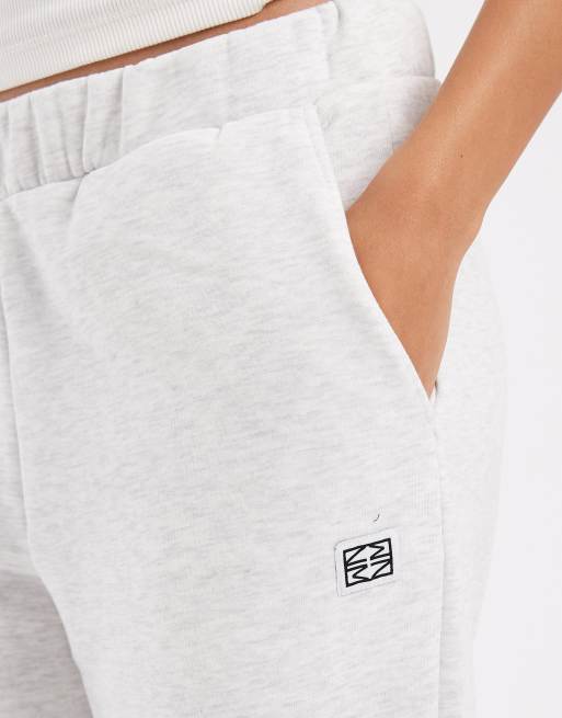 Noisy May joggers med uppvikta benslut i ljusgrått, 5 av 5