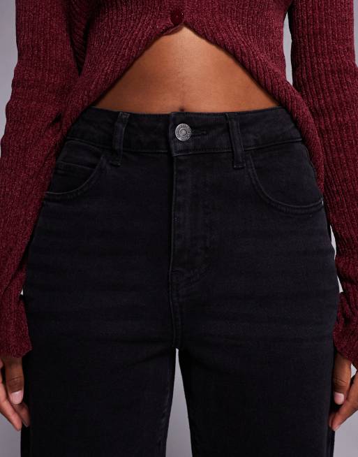 Noisy May – Josie – Baggy Jeans in Schwarz mit hohem Bund, 4 von 5
