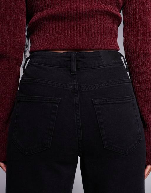 Noisy May – Josie – Baggy Jeans in Schwarz mit hohem Bund, 5 von 5