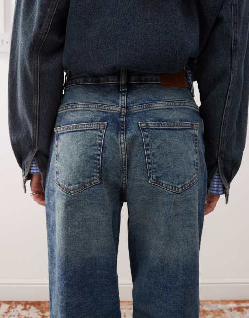 Noisy May Josie high waist baggy jeans in mid wash, 4 of 5