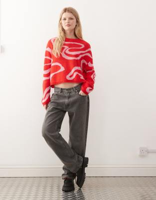 Noisy May Knit Sweater In Multi