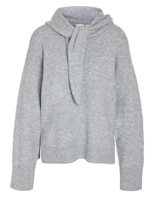 Noisy May Knitted jumper in medium grey melange, 6 of 7