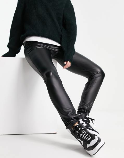 Noisy May - Leggings neri in pelle sintetica - view 1