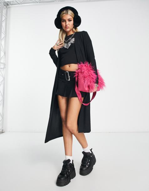 Noisy May - Let longline-cardigan i sort - view 1