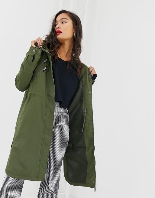 Noisy shop may parka