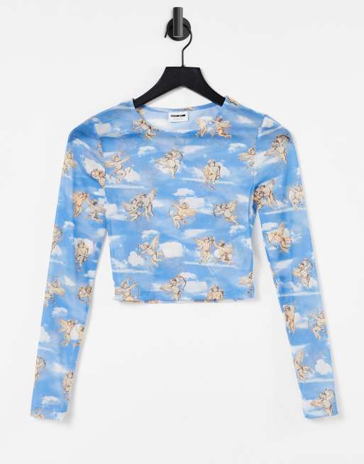 Cherub Graphic Long Sleeve Top