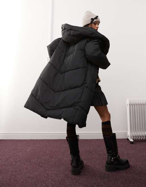 Noisy may petite faux fur padded parka online