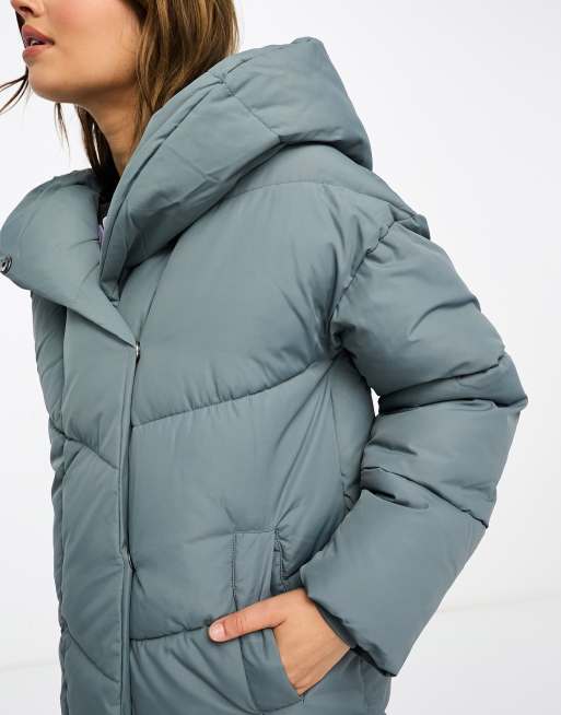 Light grey sale padded coat