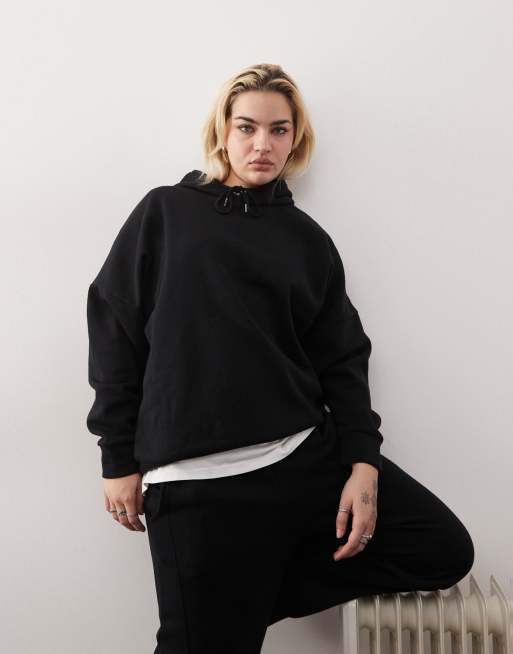 Noisy May loose fit hoodie in black (part of a set)