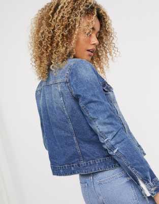 asos noisy may denim jacket