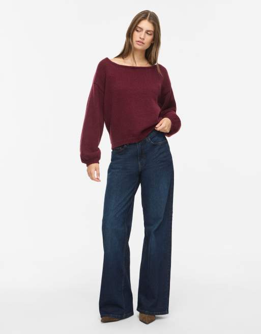 Noisy May - Maglione color fico, 3 di 5
