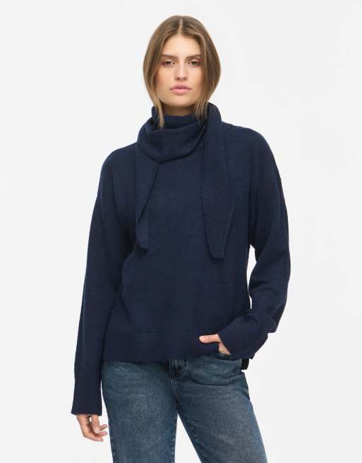 Noisy May maglione lavorato a maglia blu navy, 5 di 7