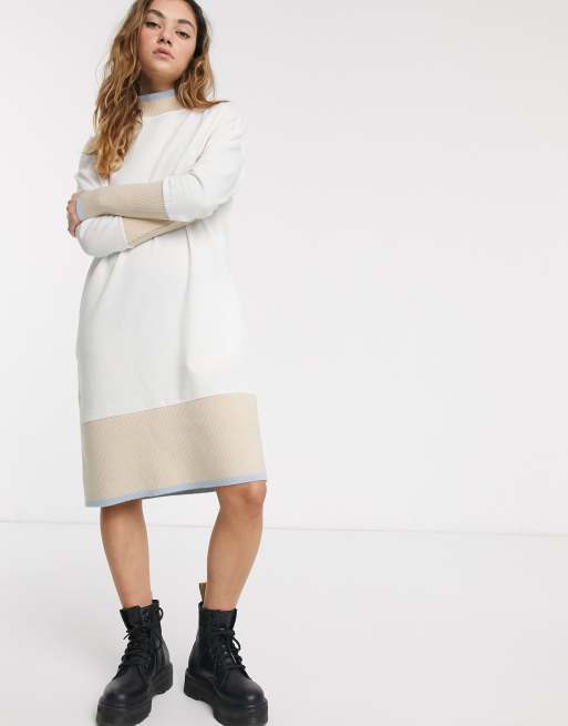 Sweatshirt store dress midi