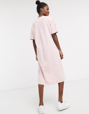 baby pink shirt dress