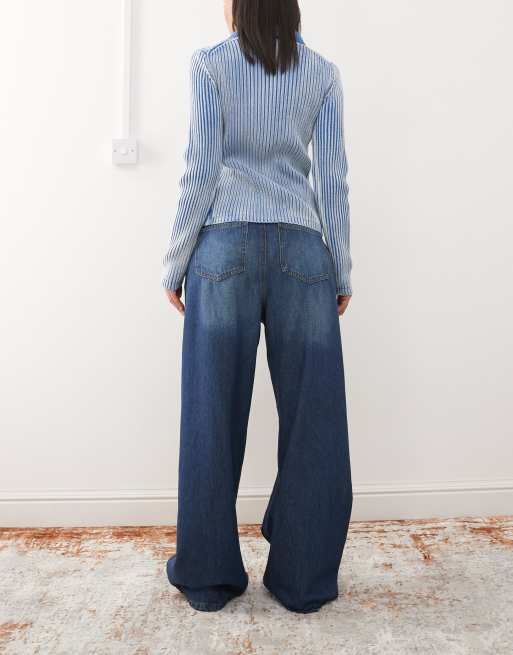 Noisy May - Mila - Jeans ampi lavaggio blu scuro, 2 di 5