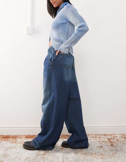 Noisy May - Mila - Jeans ampi lavaggio blu scuro, 3 di 5
