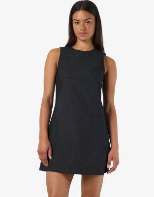 Noisy May - Mini-Jeanskleid in Schwarz