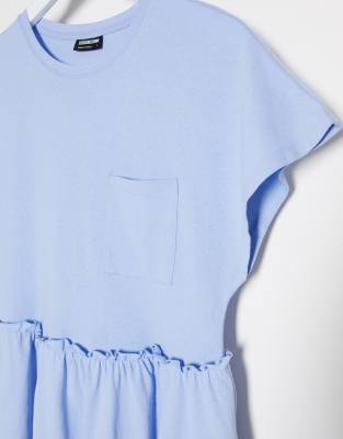 baby blue t shirt dress