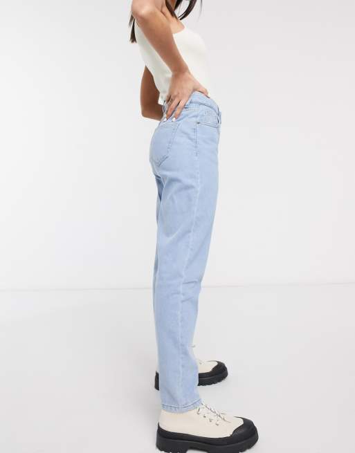 Noisy May - mom-jeans i Light Wash, 4 af 4