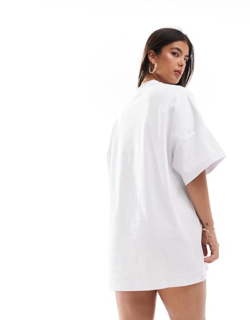 トップス MAYC Oversize flared shirt dress Oversized Midaxi T-shirt Dress | boohoo CA