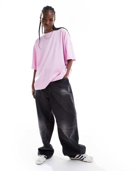 Noisy May – Oversize-T-Shirt in Rosa