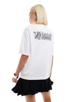 Shop Noisy May oversize t shirt with whatever print Online – Trendy & Affordable Fashion