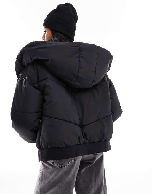 Noisy may hot sale hooded padded jacket