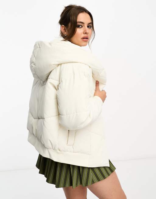 Noisy may long puffer on sale jacket