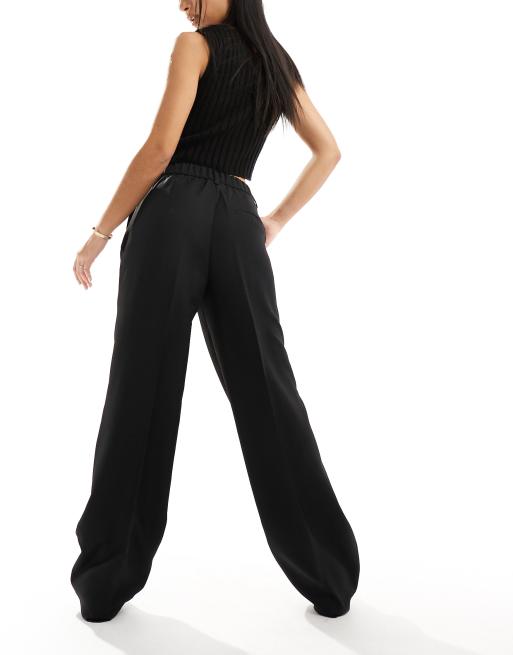 Noisy May - Pantalon ample coupe ajustée à taille haute - Noir, 2 de 5