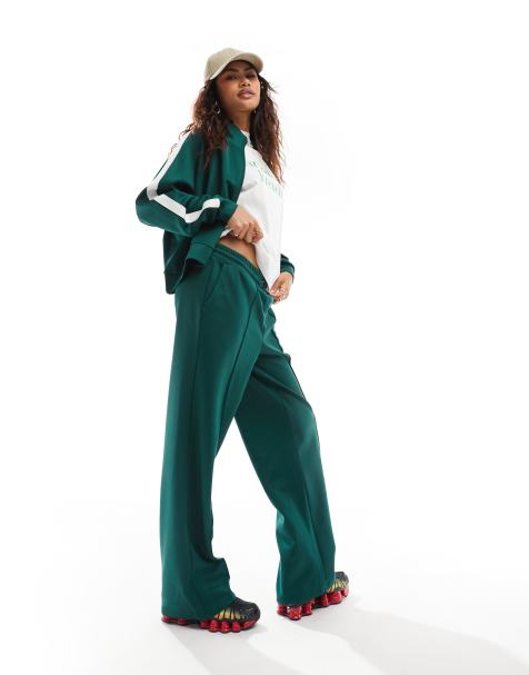 Noisy May - Pantalon de jogging large d'ensemble - Vert foncé - view 1