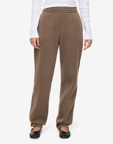 Noisy May pantaloni sportivi marrone cioccolato - view 1