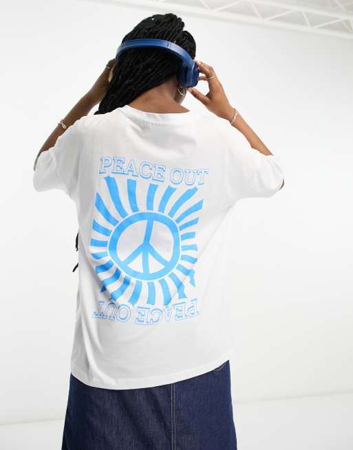 Peace out shop t shirt