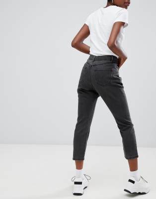 black petite mom jeans