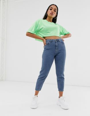 noisy may petite mom jeans