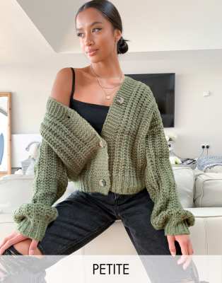 khaki knit cardigan
