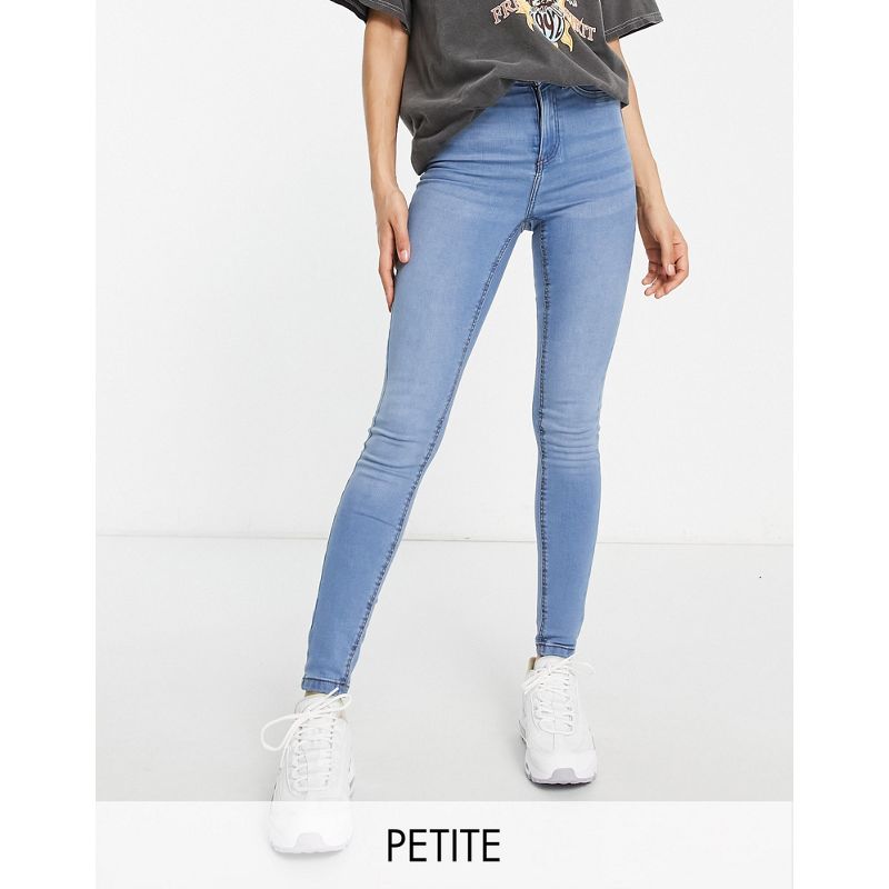 Noisy May Petite - Callie - Jeans skinny a vita alta azzurri