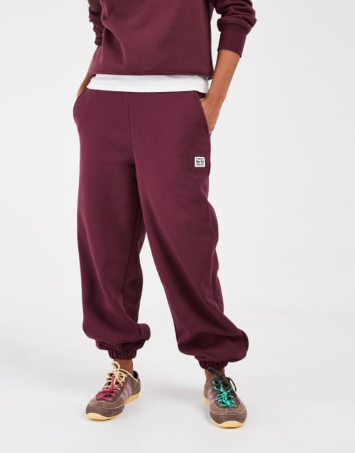 Noisy May Petite ensemble jogger à revers couleur prune, 2 de 5