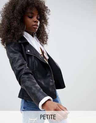 petite leather jacket