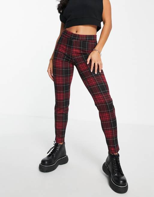 Legging ecossais cheap femme