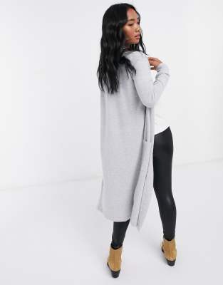 petite grey cardigan