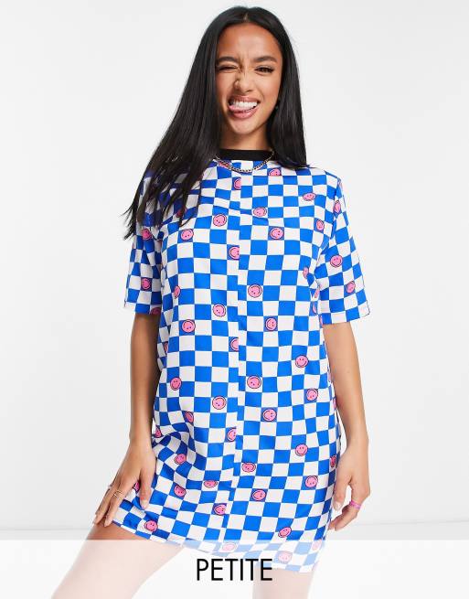 Checkerboard t cheap shirt dress