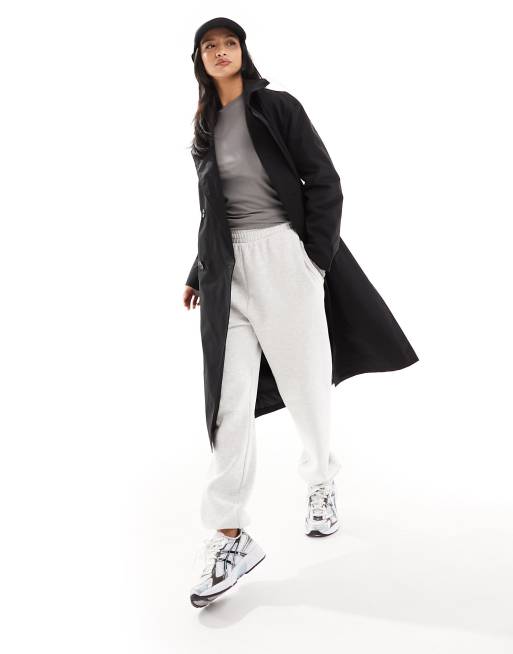 Noisy May Petite - Sort longline-trenchcoat