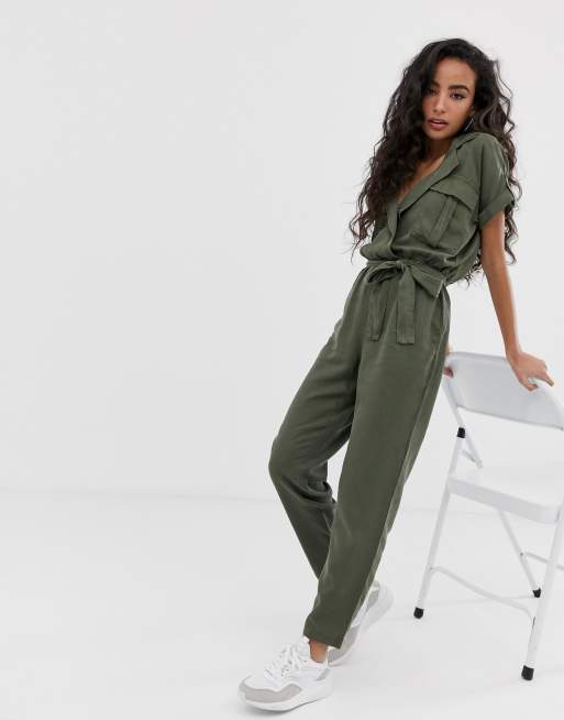 Petite Utility Jumpsuit